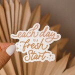 Kicks and Giggles Sticker - Each Day Fresh Start