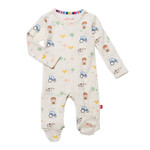 Magnetic Me Organic Cotton - Pasture Bedtime Footie