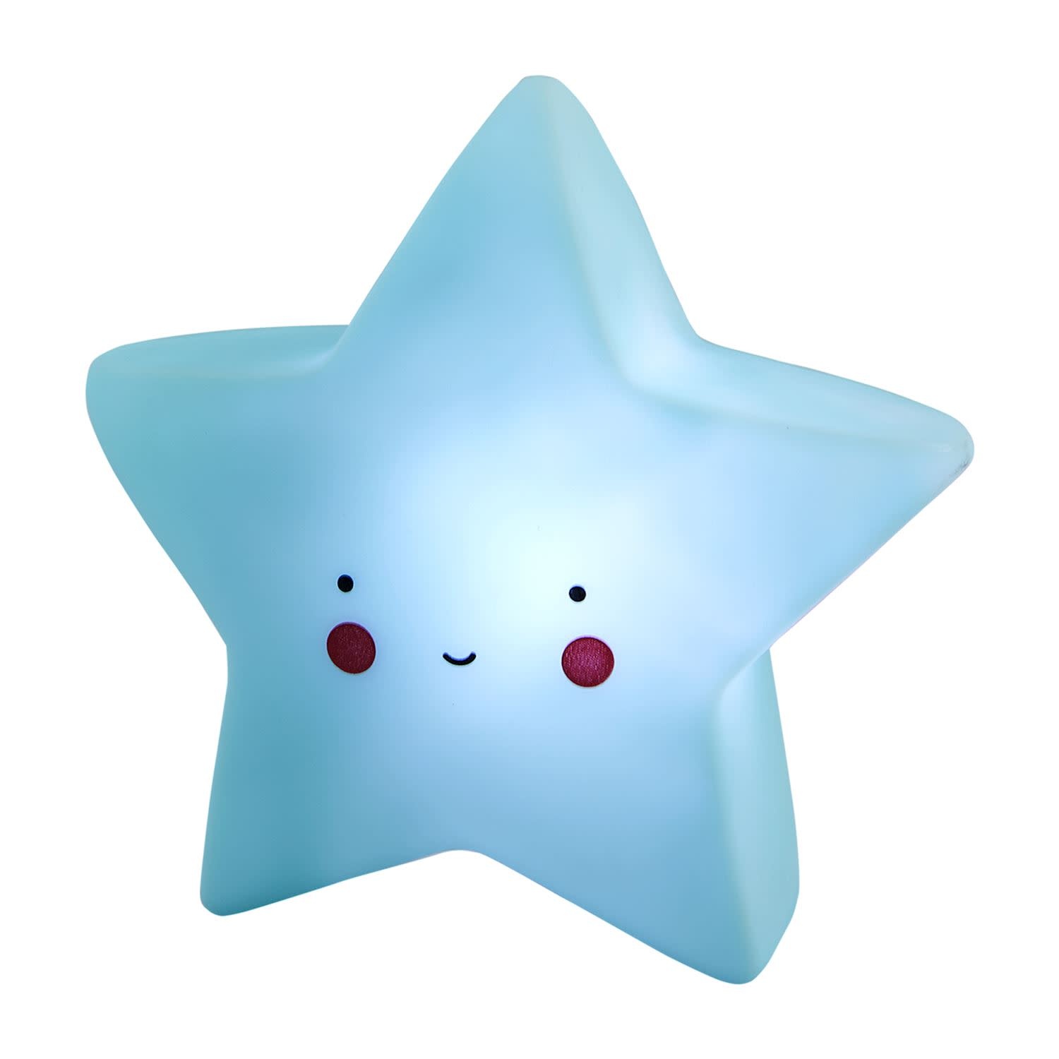 Night Light Blue Star Kicks and Giggles