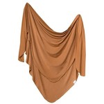 Copper Pearl Knit Blanket - Camel