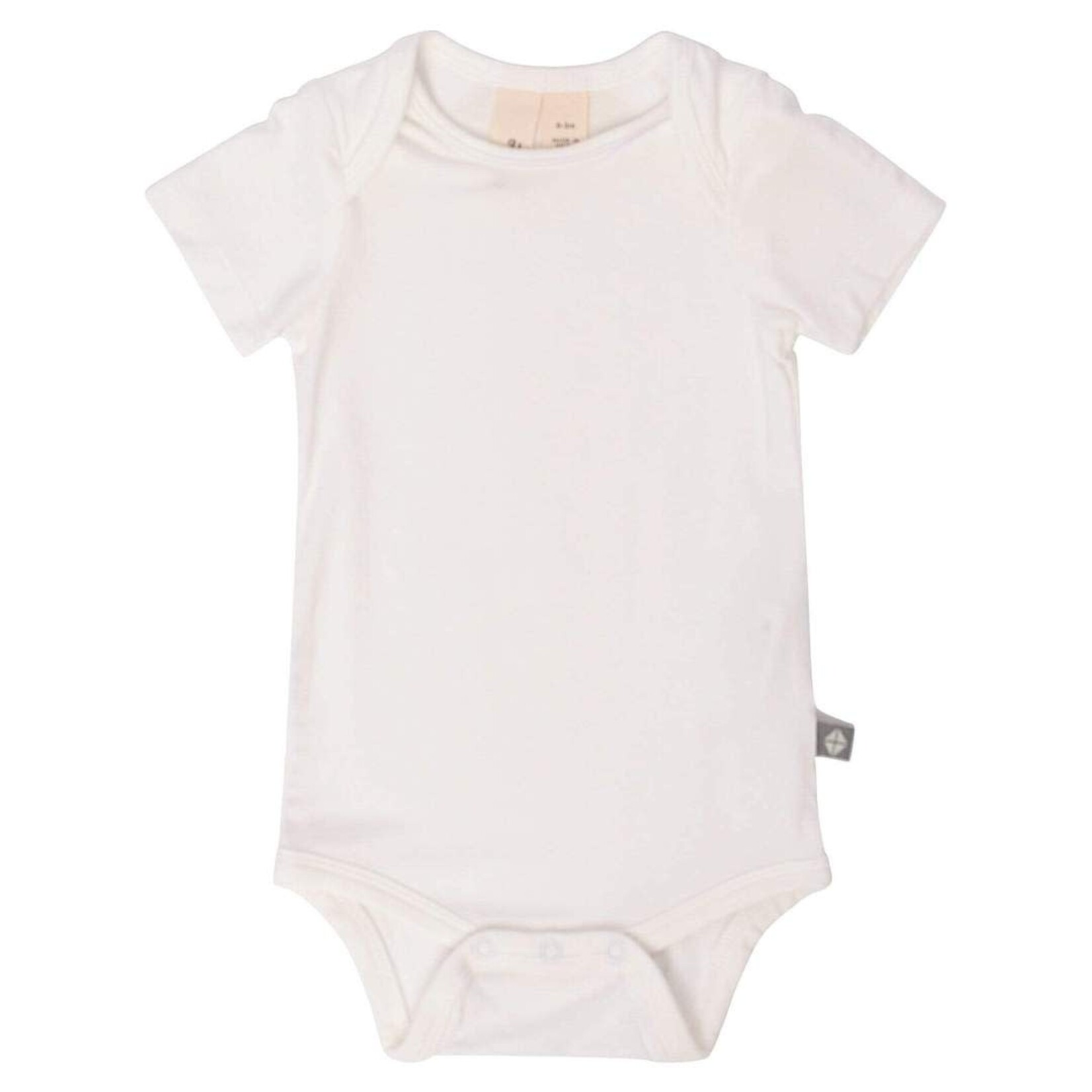 Kyte Baby Short Sleeve Bodysuit in Cloud 0-3M