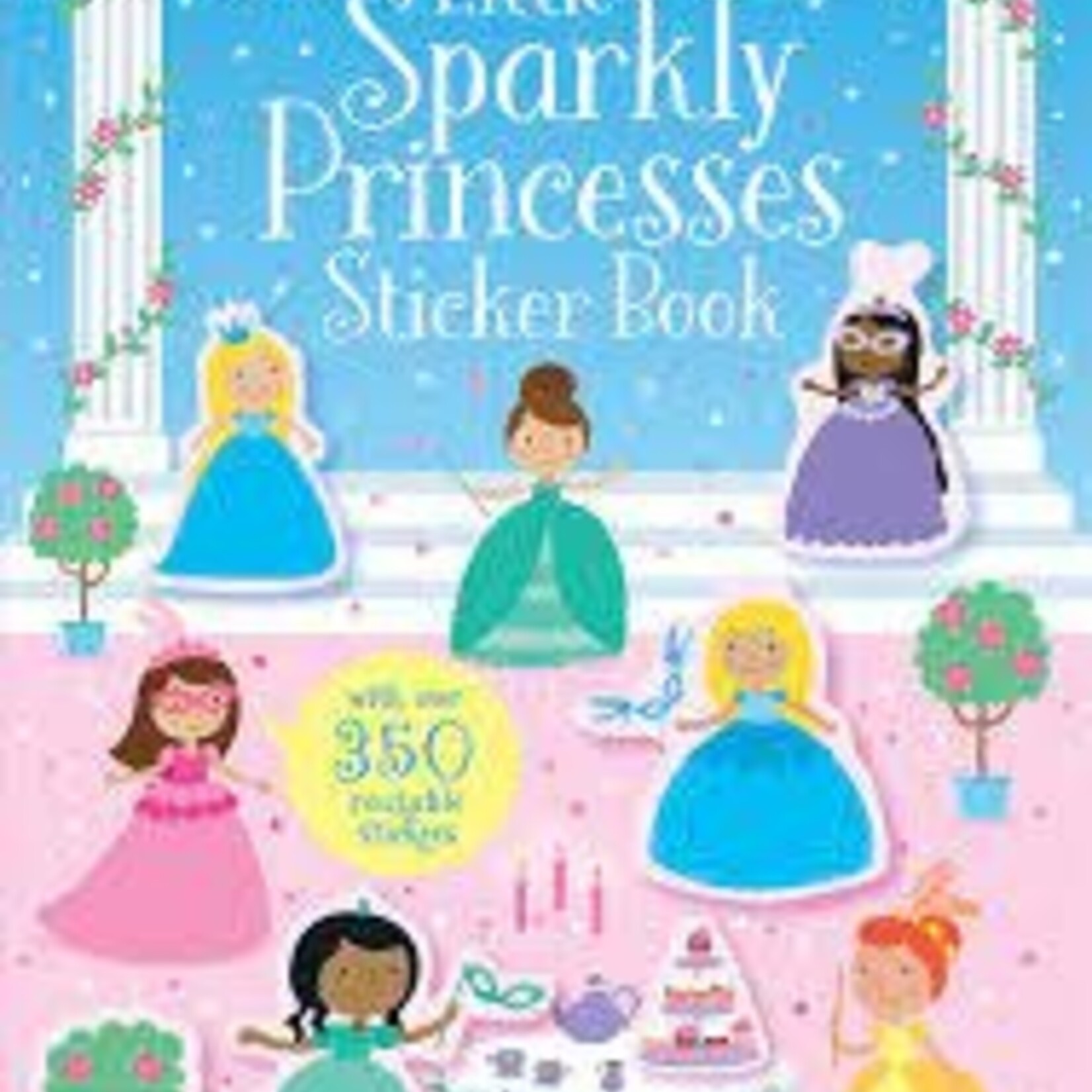 Usborne Sparkly Princesses Sticker Book