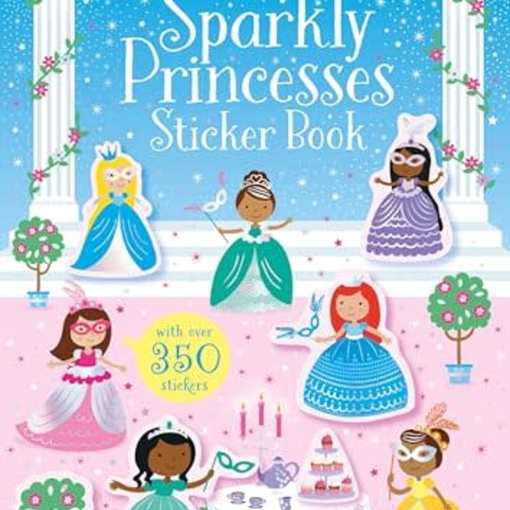 Usborne Little Sparkly Princesses Sticker Book