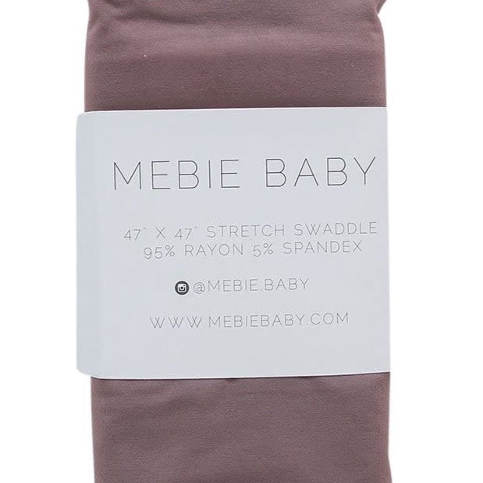 Mebie Baby Bamboo Stretch Swaddle - Plum