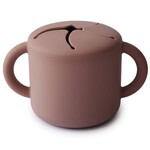 Mushie & Co Snack Cup, Cloudy Mauve