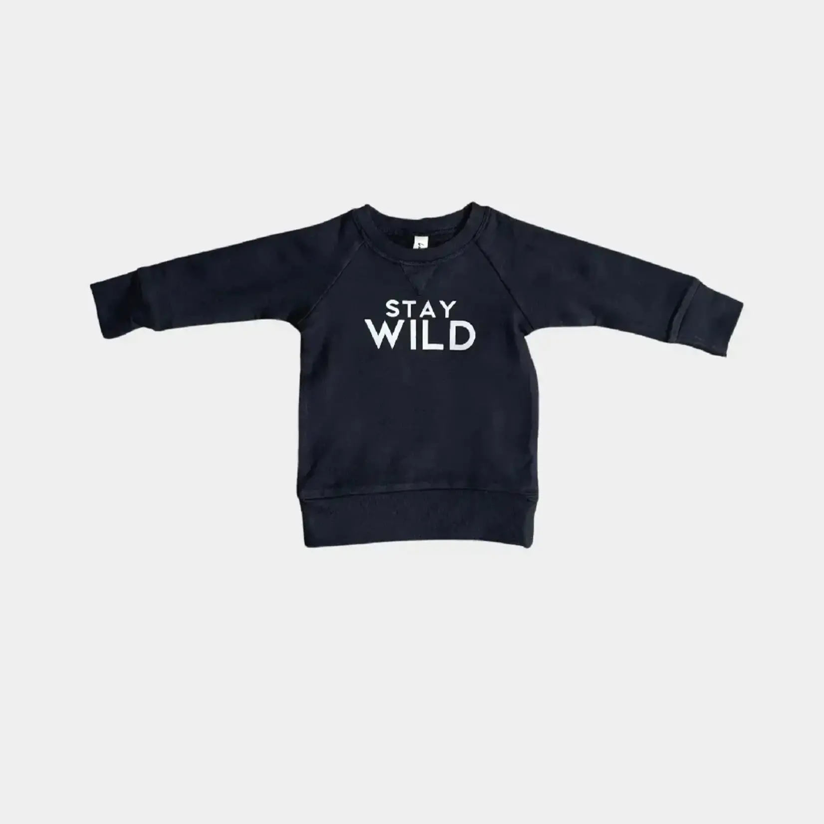 babysprouts clothing company Kid's Raglan Sweatshirt in Stay Wild