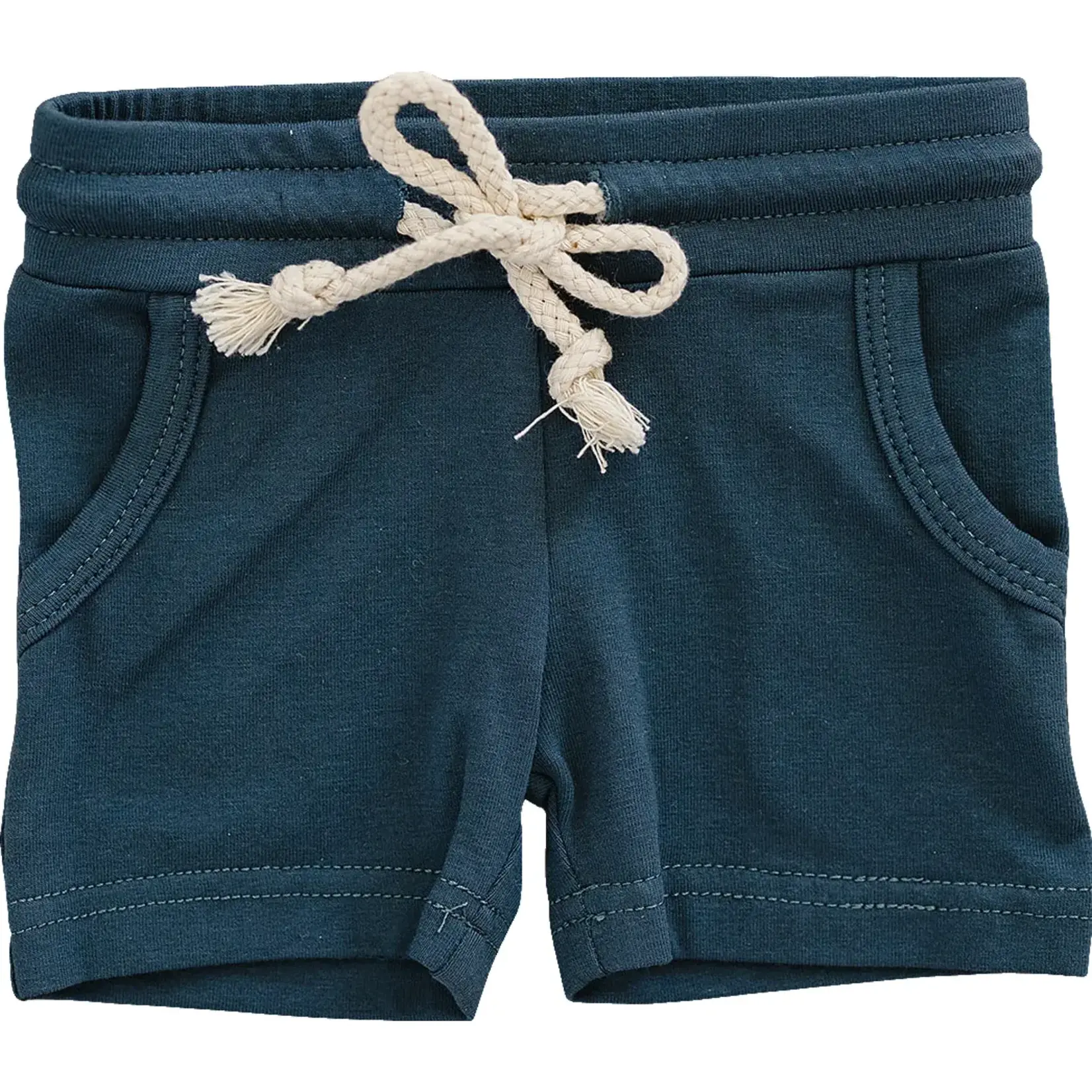 Mebie Baby Navy Pocket Cotton Shorts