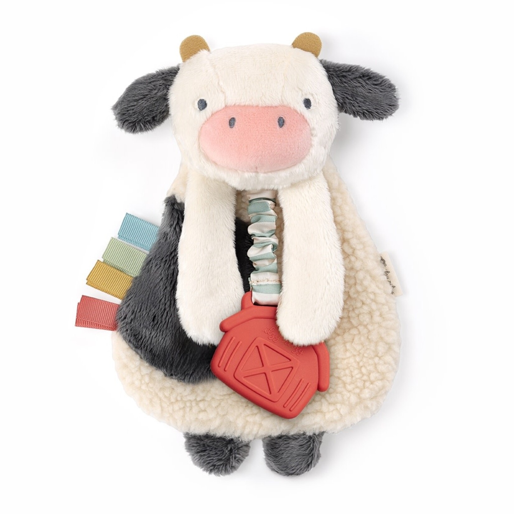 Itzy Ritzy Lovey Plush and Teether Toy | Cow