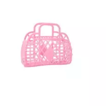 Sun Jellies Retro Basket - Mini Bubblegum Pink