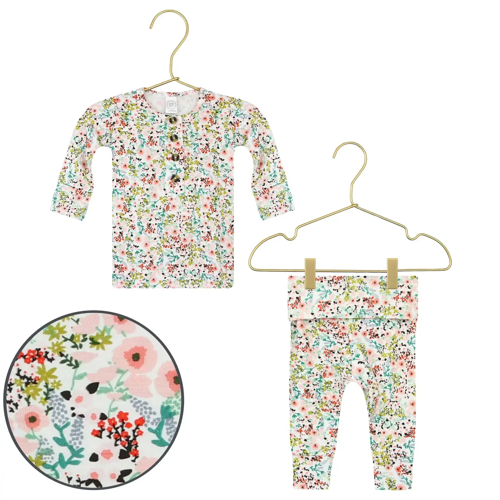 Lou Lou and Company Top + Bottoms Set - Millie Floral