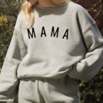 Oat Collective Sweatshirt | Mama Mid | Athletic Heather w. Black
