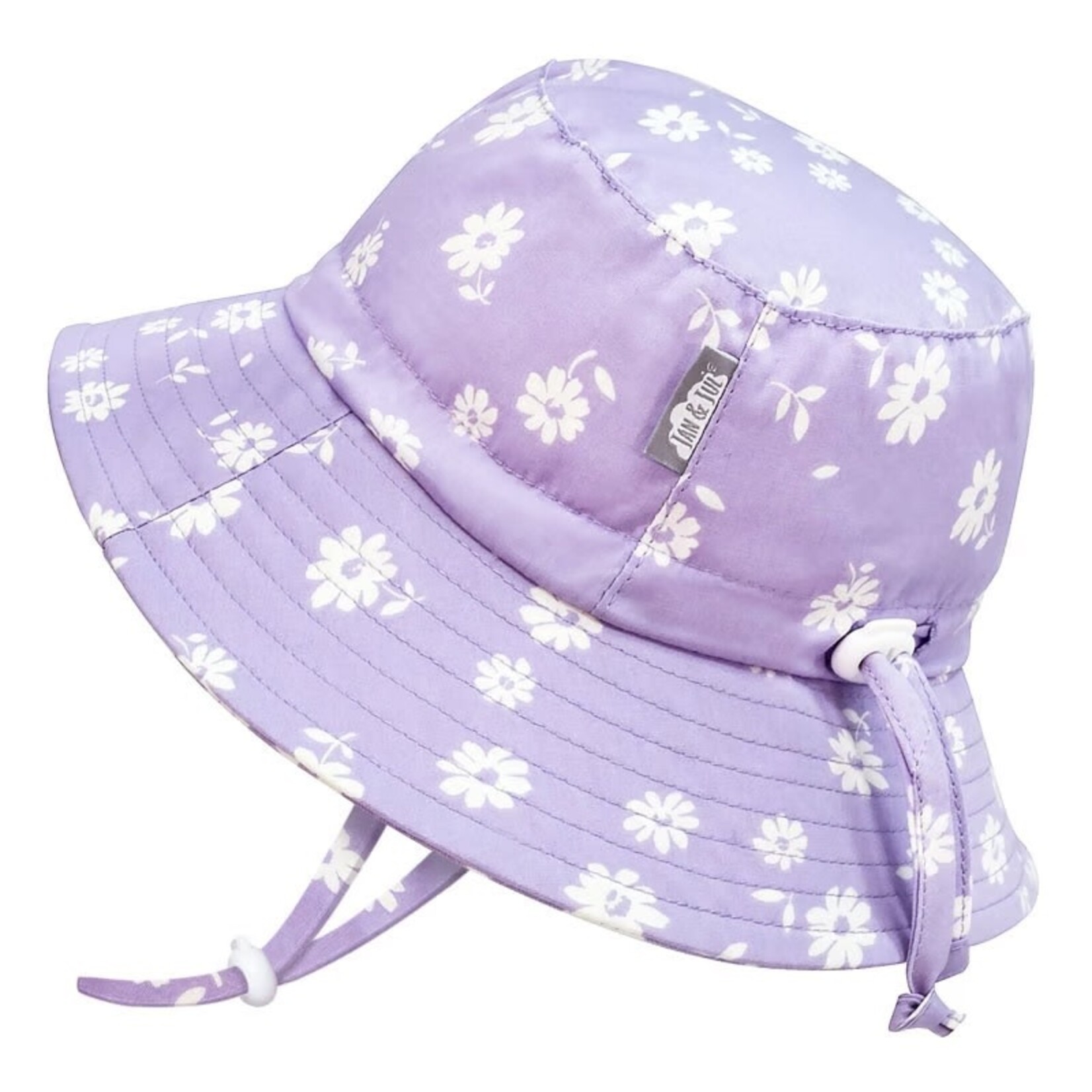 Jan & Jul Purple Daisy Bucket Hat (2-5Y) L