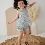 babysprouts clothing company Gauze Tank & Short Set | Herb |