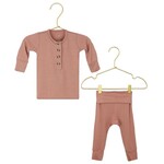 Lou Lou and Company Top + Bottoms Set - Blakely Dusty Rose