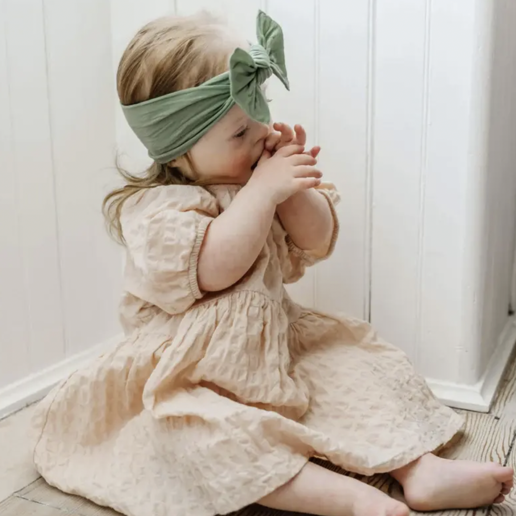 Baby Bling Bows Knot - Sage