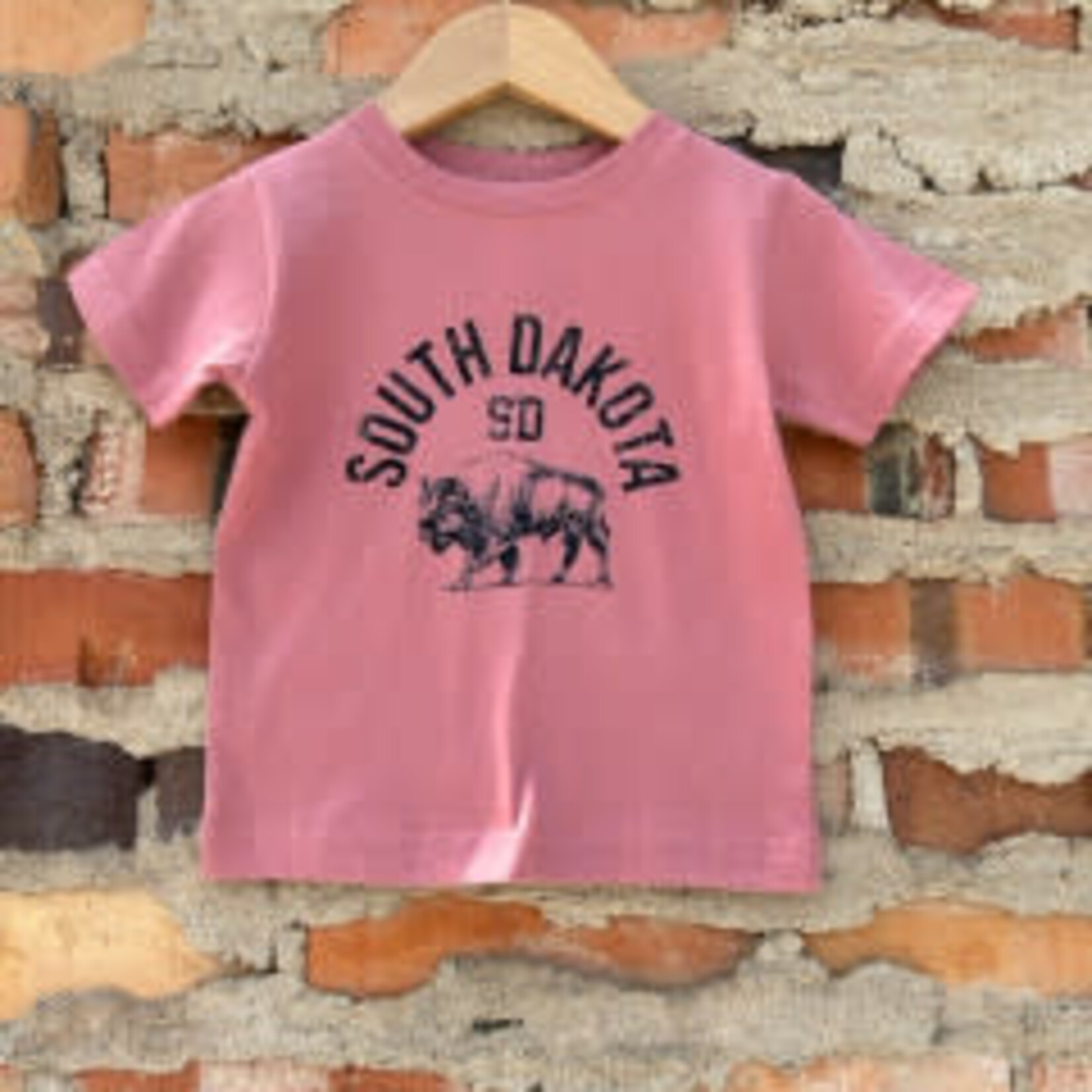South Dakota Toddler Tee - Mauve