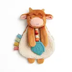 Itzy Ritzy Lovey Plush and Teether Toy | Highland Cow