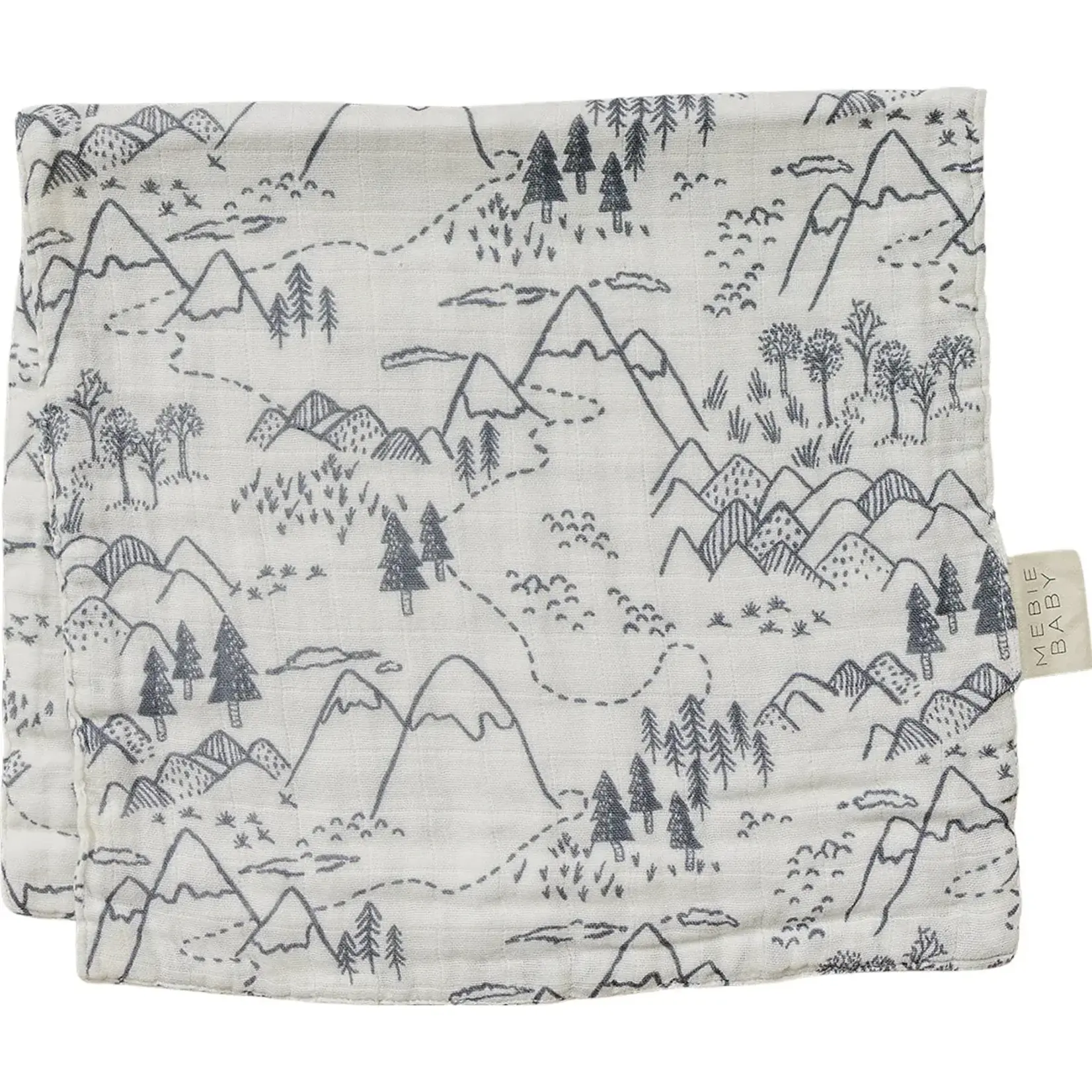 Mebie Baby Burp Cloth - Summit