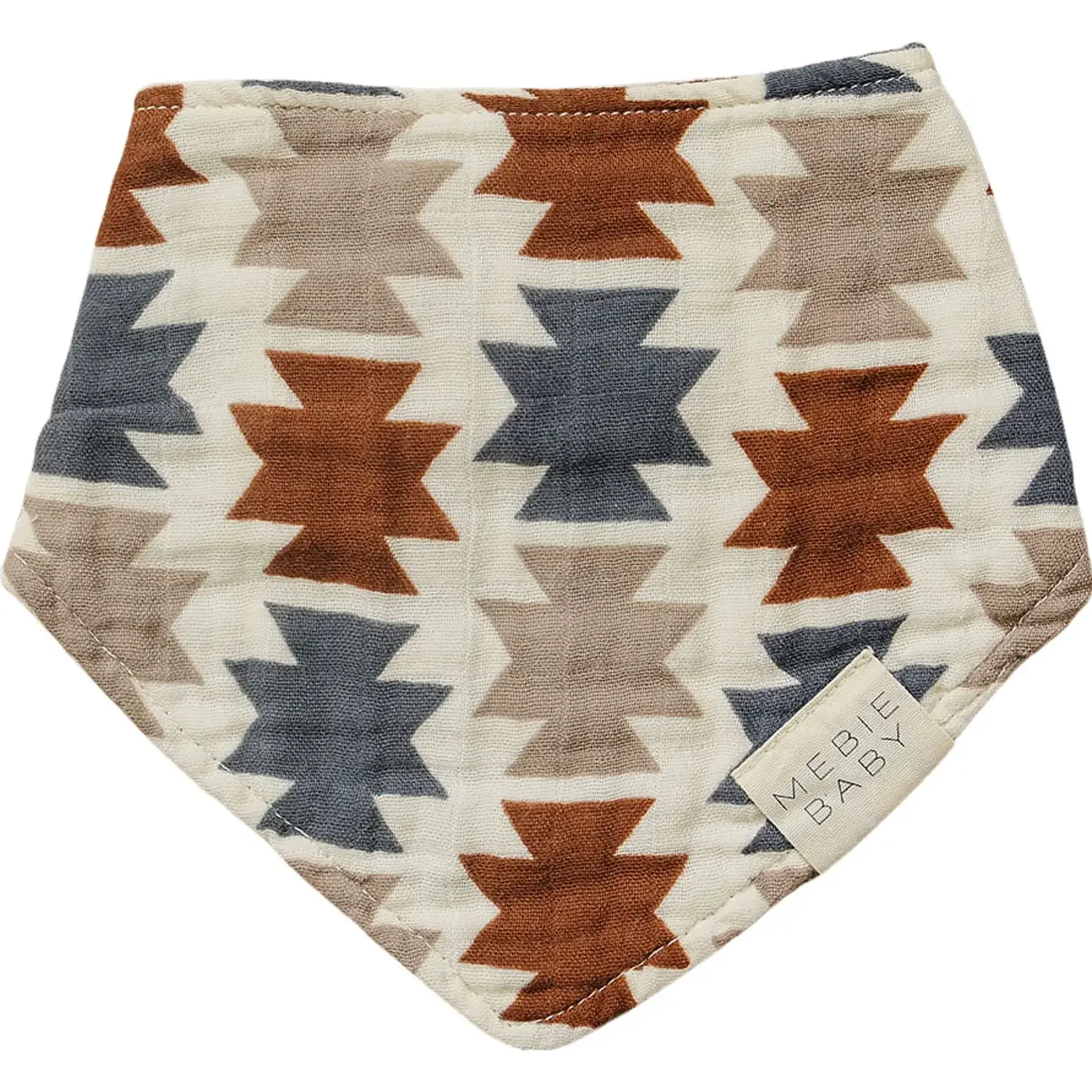Mebie Baby Bib - Western Aztec Muslin Bib