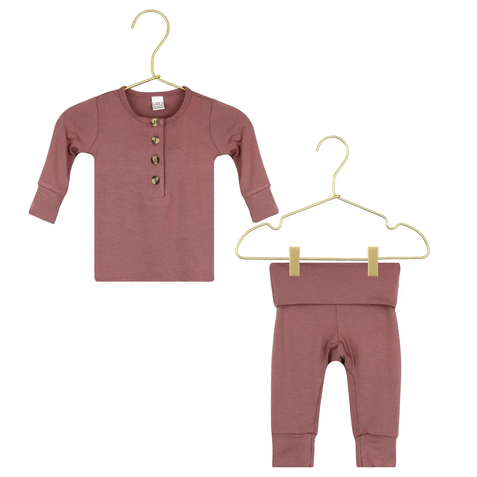 Lou Lou and Company Top + Bottoms Set - Sienna (earth rose)