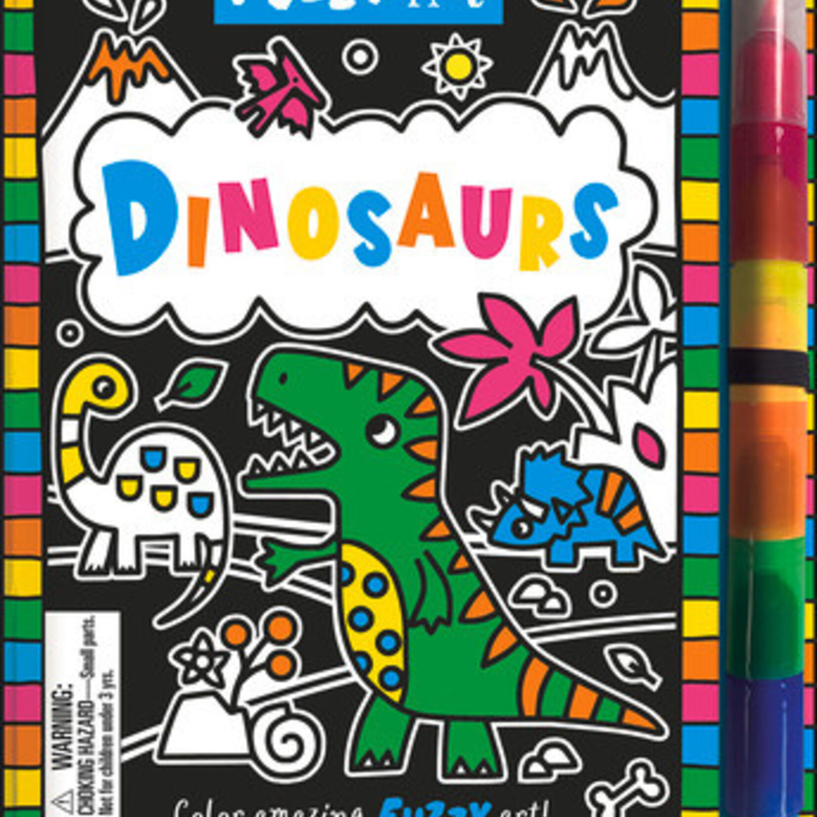 House of Marbles Dinosaurs Fuzzy Art and Pen