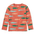Tea Collection Toddler Long Sleeve Pocket Tee | School of Anchovies