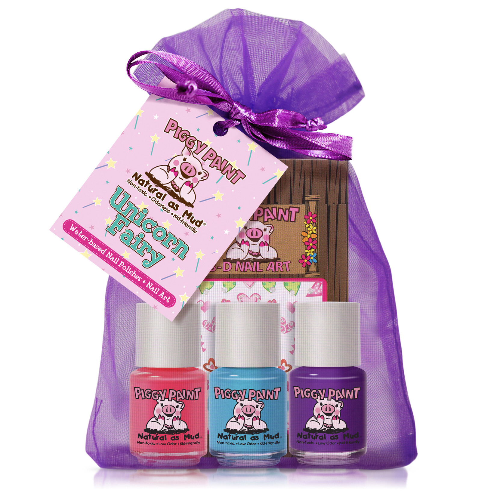 Piggy Paint Set, Unicorn Fairy (stickers + 3)