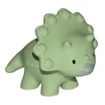 Tikiri Toys Trice Dinosaur Natural Rubber Teether, Rattle & Bath Toy