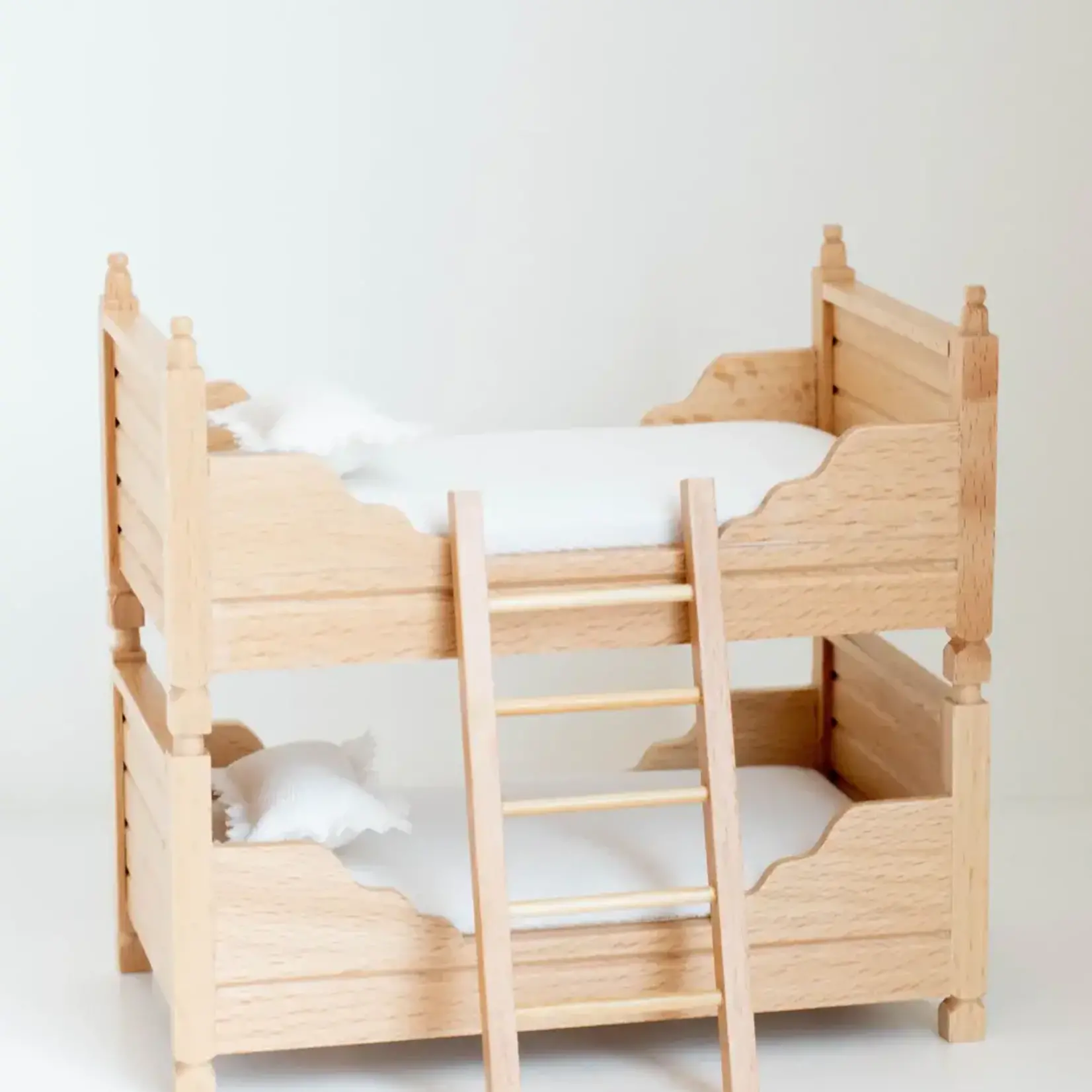 Macy Mae Dollhouse Designs Edin Convertible Twin Bunk Beds | Natural Wood