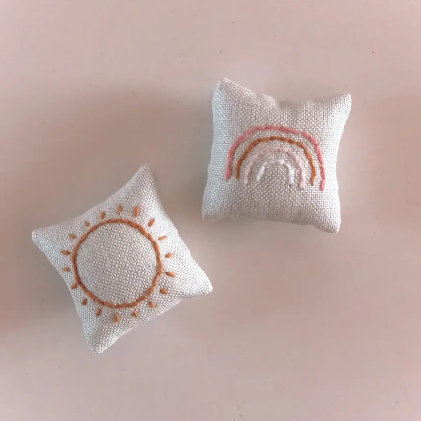 Macy Mae Dollhouse Designs Rainbow + Sunshine Pillow Set