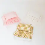 Macy Mae Dollhouse Designs Single Bedding Set | Multiple Colors Gold Gingham