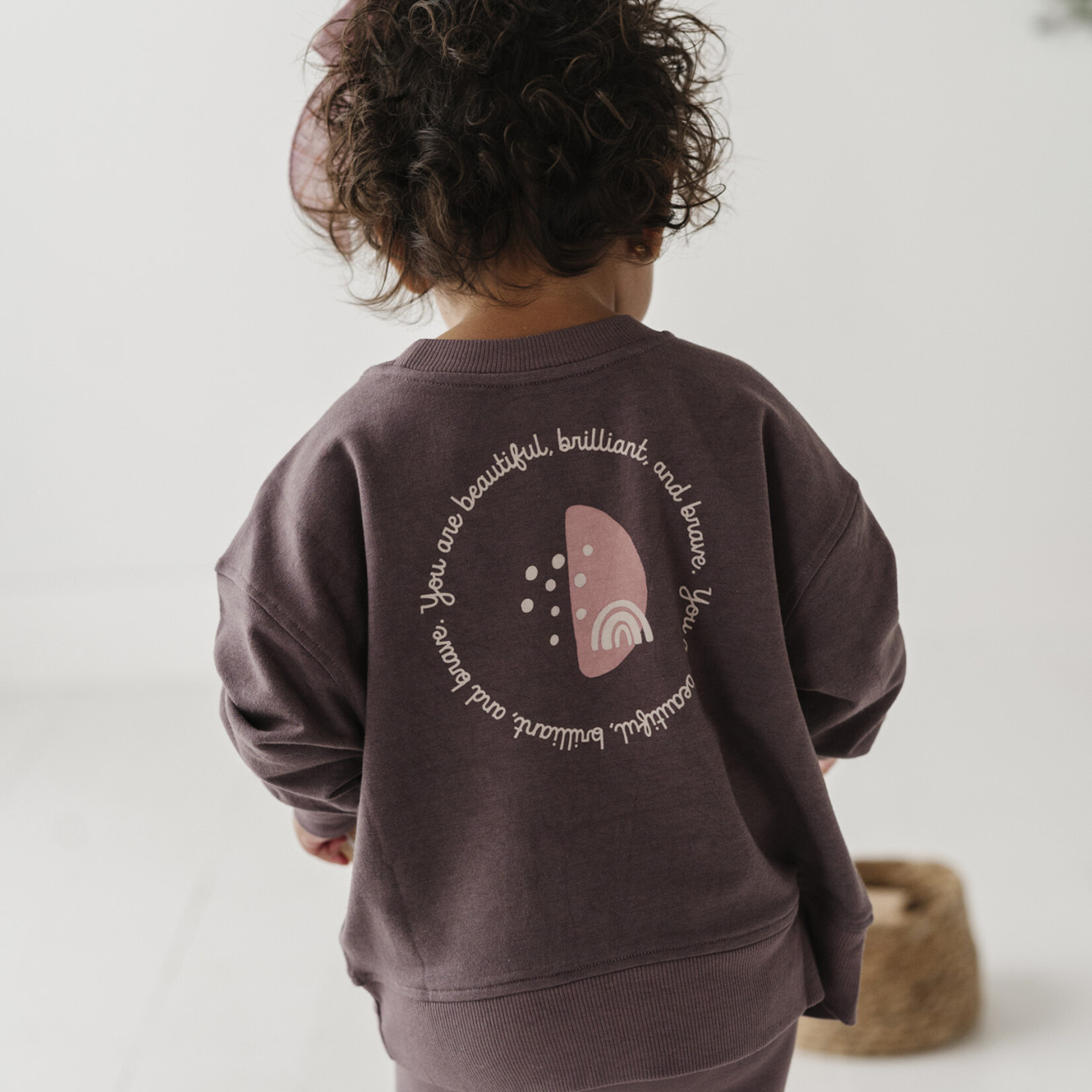 babysprouts clothing company Basic Leggings | Plum