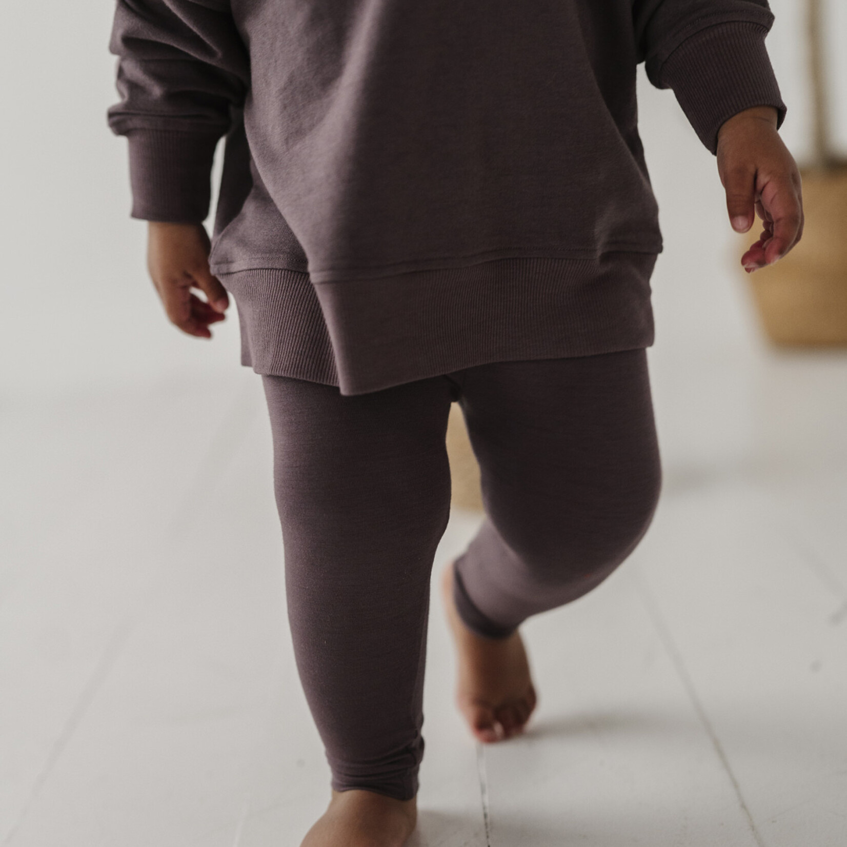 babysprouts clothing company Basic Leggings | Plum