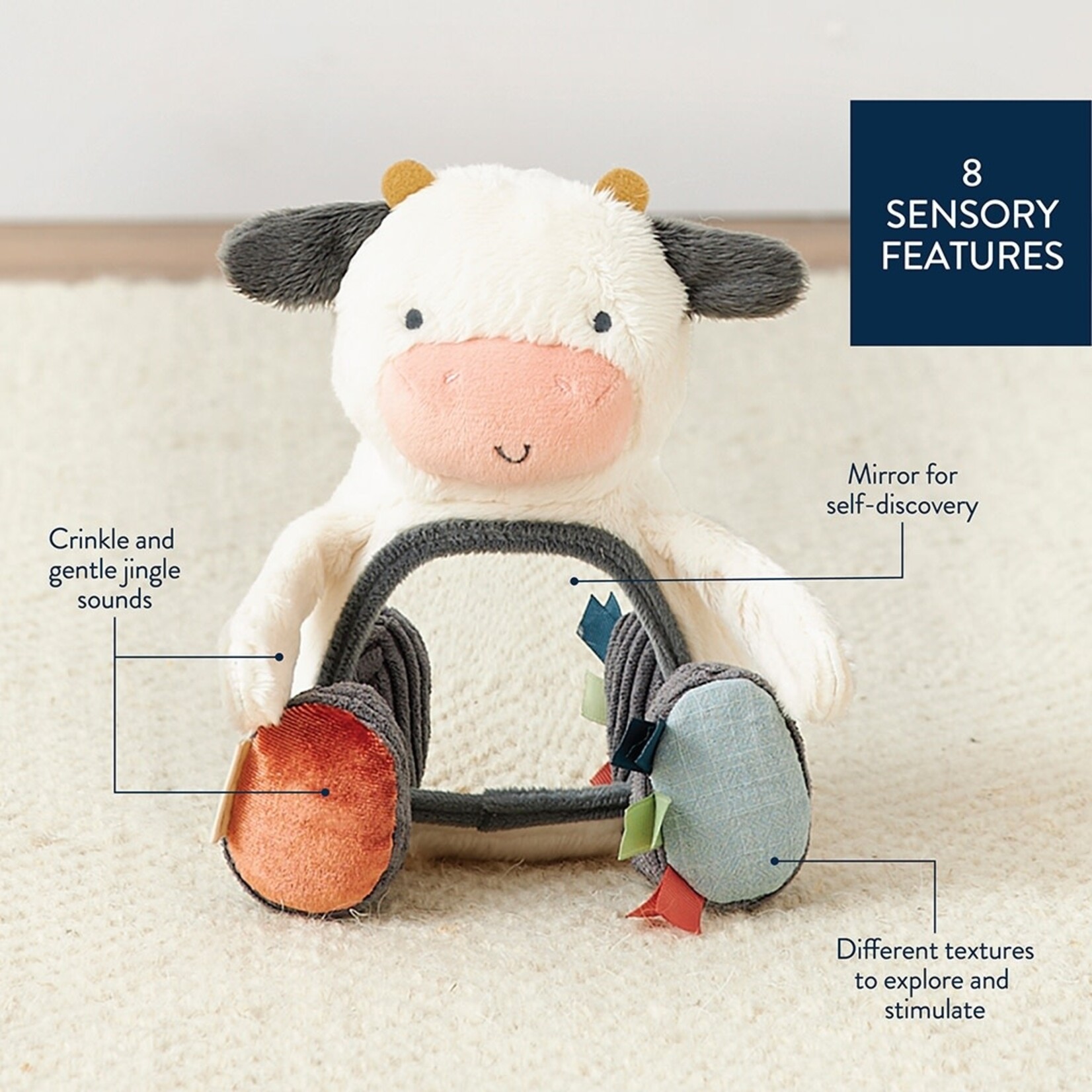 Itzy Ritzy Bitzy Mirror | Cow