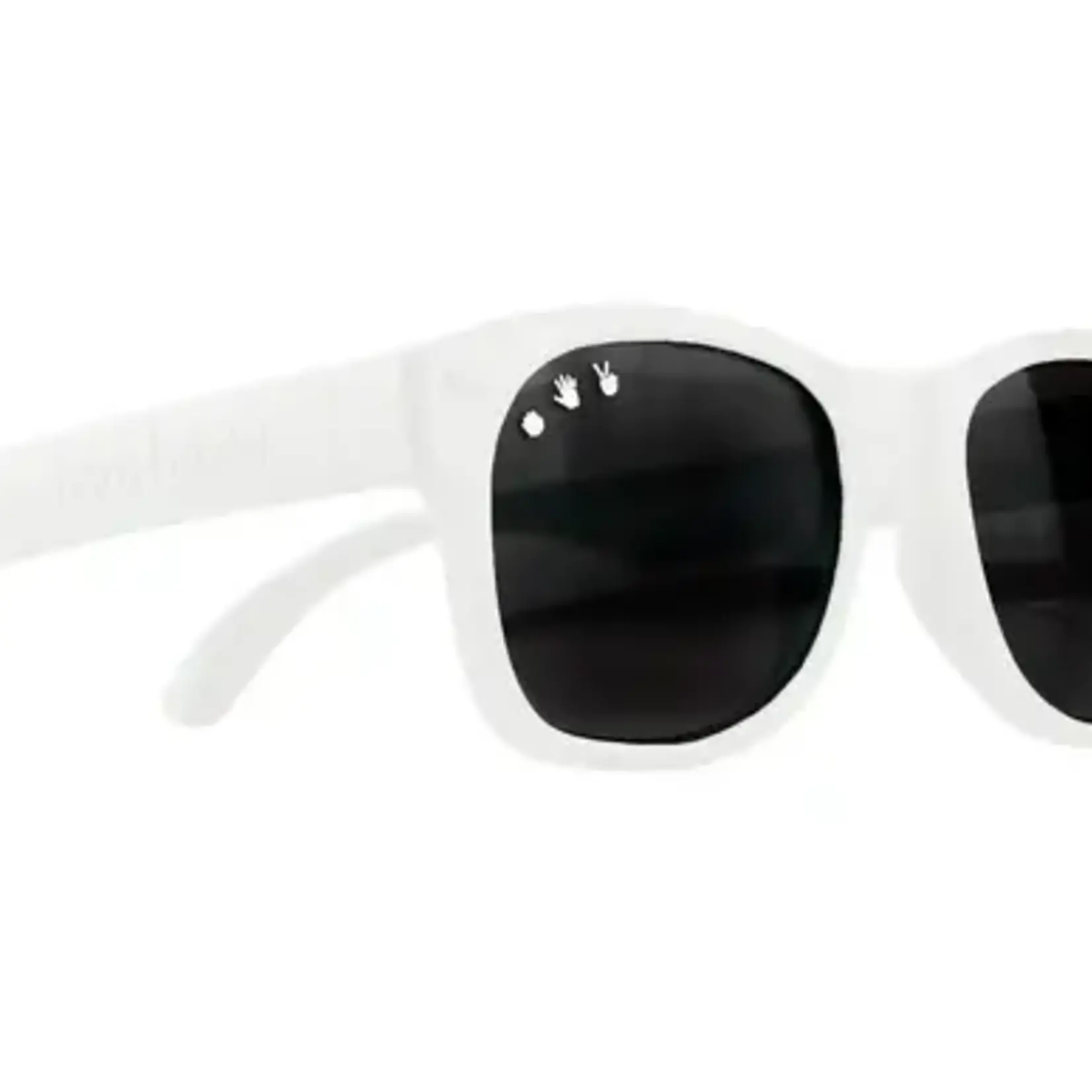 Kicks and Giggles Baby Sunglasses Polarized | White | 0-24M