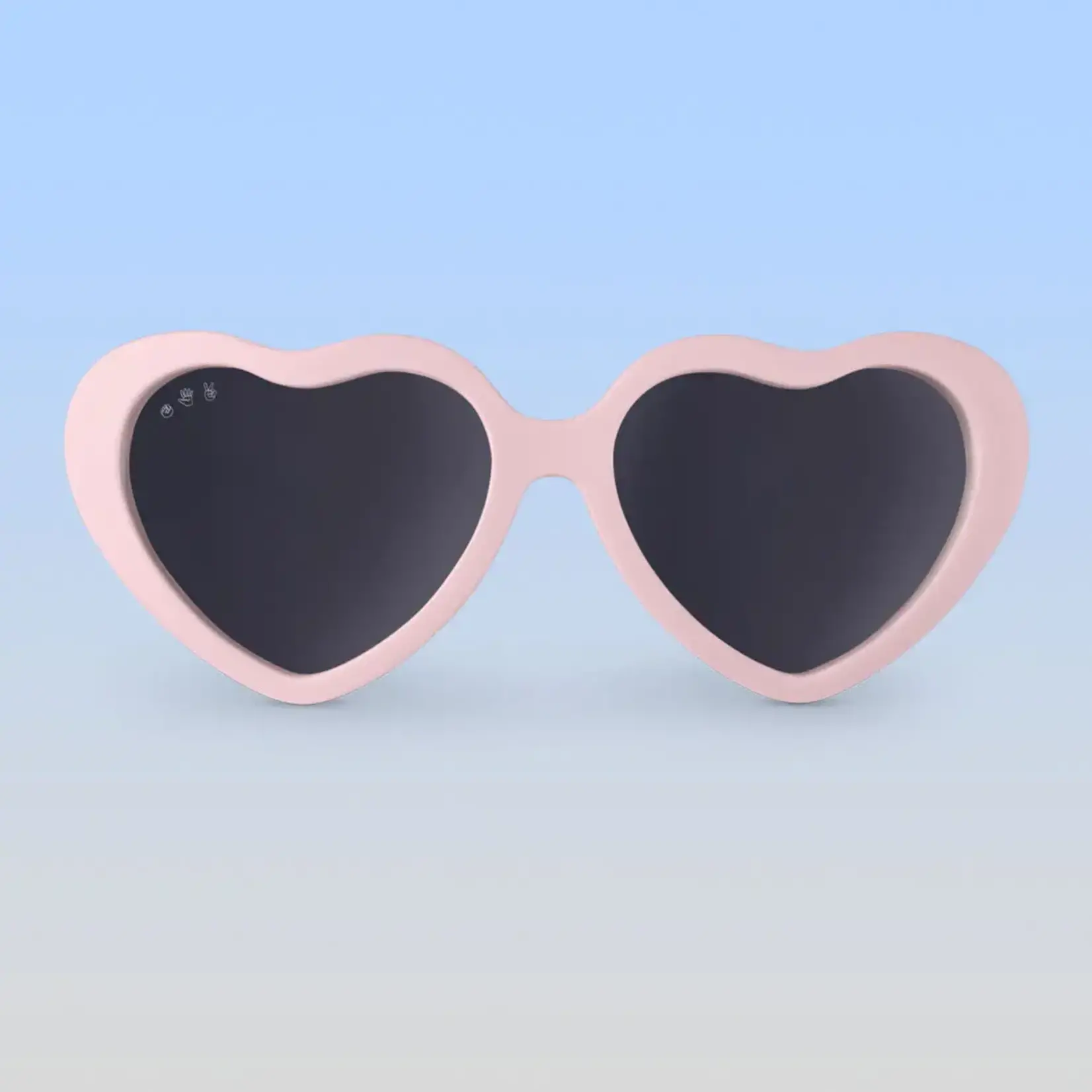 Kicks and Giggles Sunglasses Polarized | Heart Peach | 2-4Y