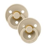 BIBS USA Size 2 Pacifier 2 PK Vanilla/Vanilla