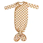 Copper Pearl Newborn Knotted Gown - Rad