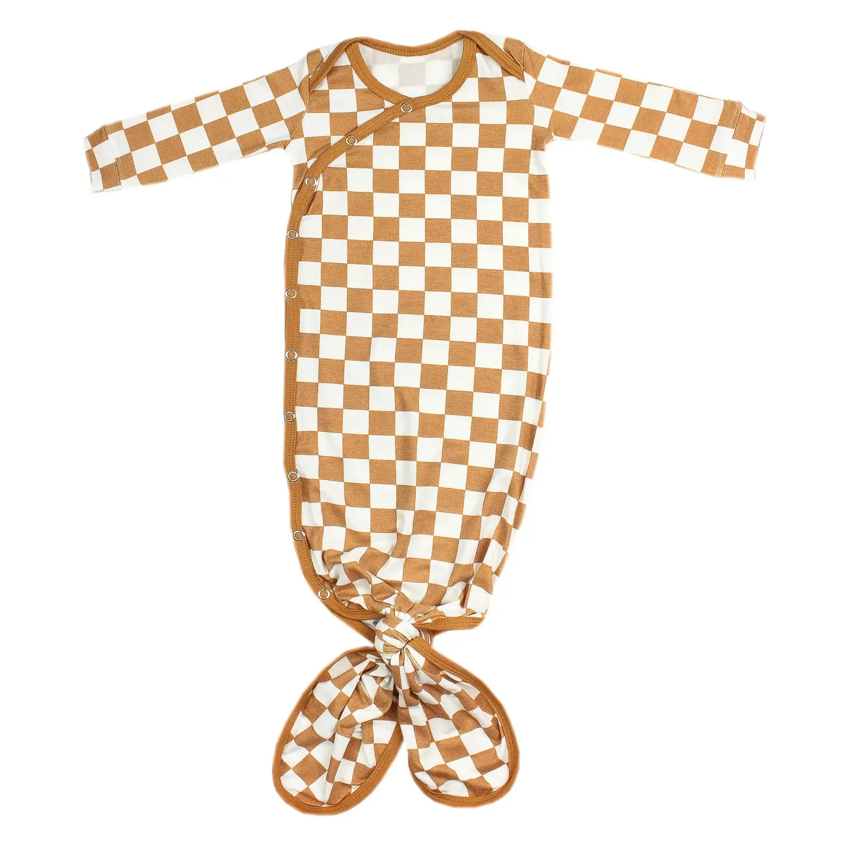 Copper Pearl Newborn Knotted Gown - Rad
