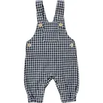 Mebie Baby Gingham Linen Overall