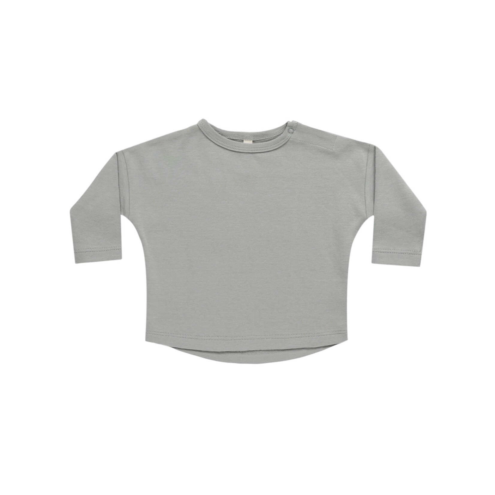 Quincy Mae Long Sleeve Tee | Dusty Blue