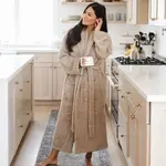 Saranoni Robe Bamboni | Taupe | LG / XL