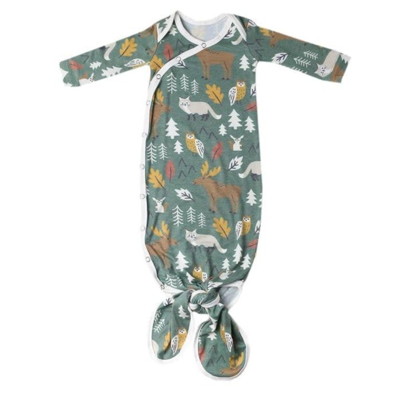 Copper Pearl Newborn Knotted Gown - Atwood