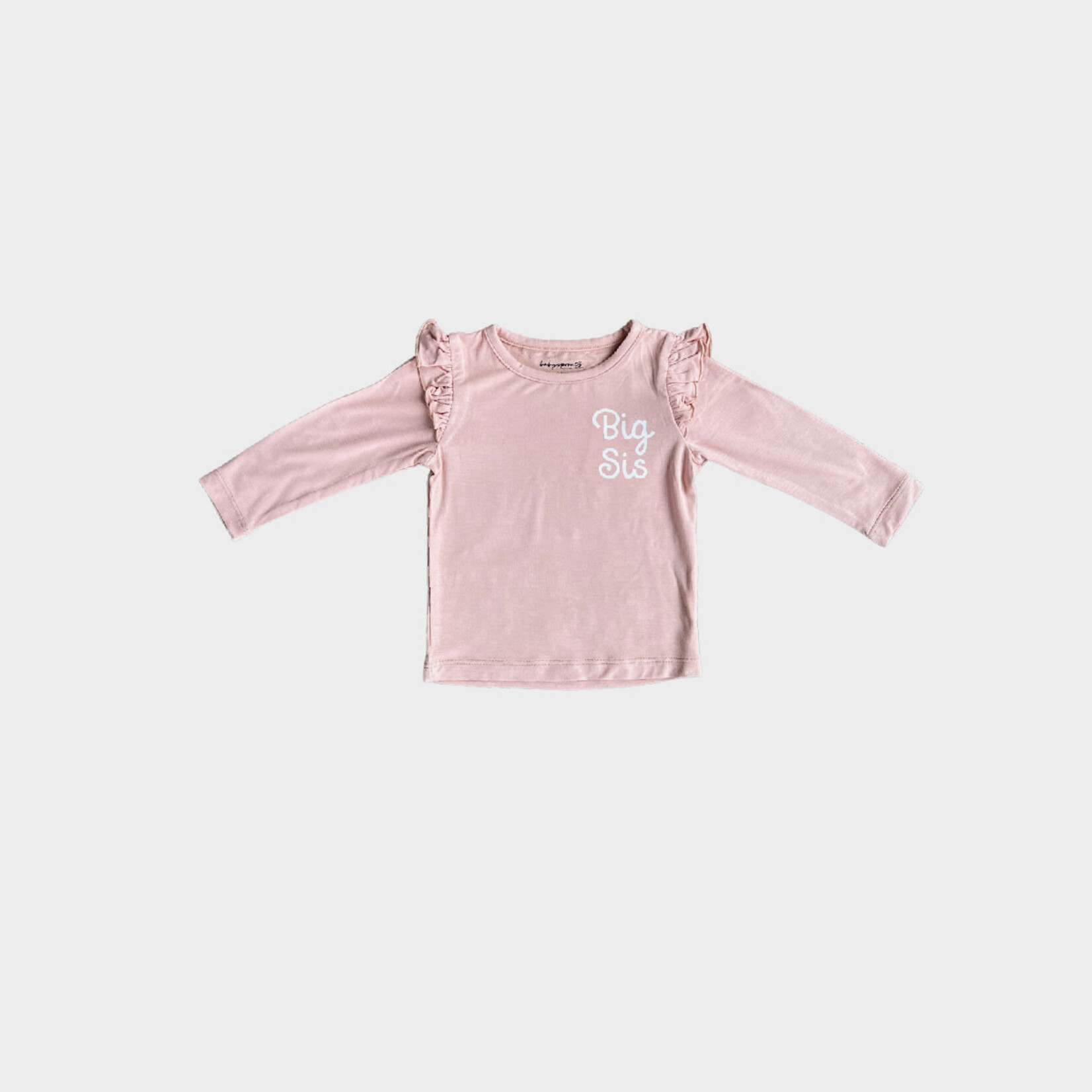 babysprouts clothing company Long Sleeve Ruffle Top | Big Sis