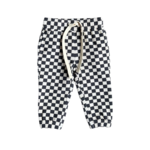 babysprouts clothing company Boys Joggers | Checkered in Gray Wash