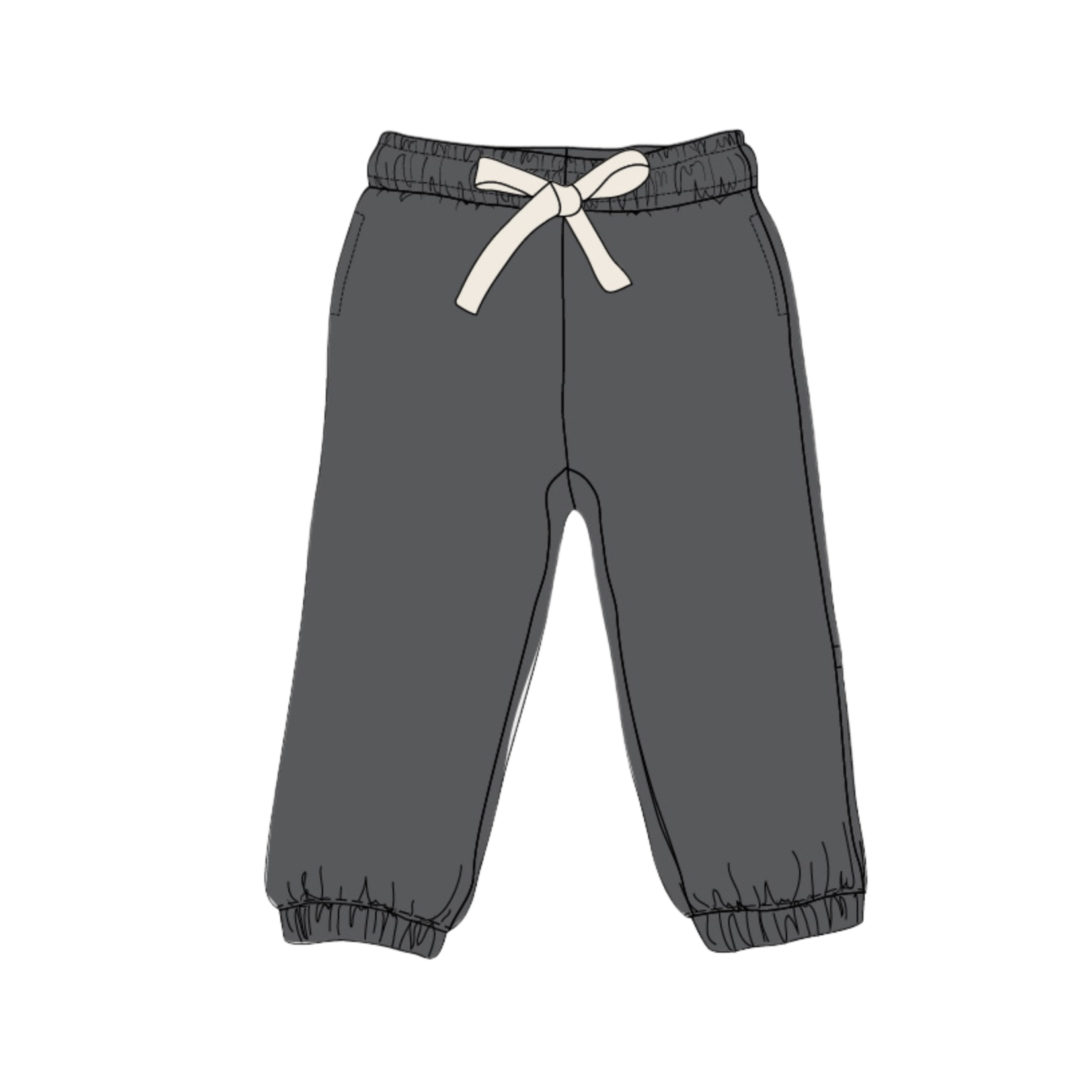 babysprouts clothing company Boys Joggers | Gray Wash