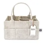 Parker Baby Co. Diaper Caddy in White |  Regular (13 x 9 x 7")