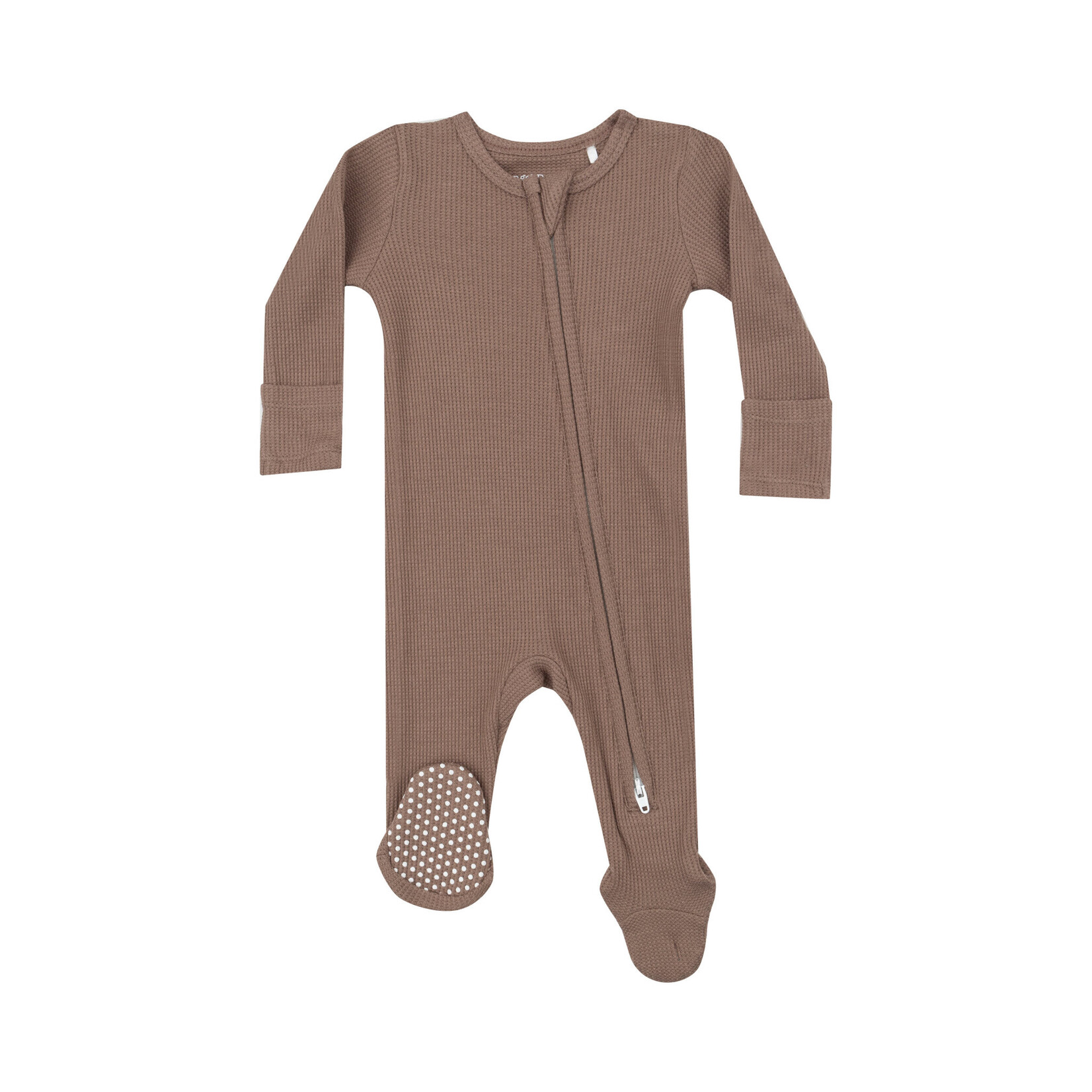 Angel Dear Zipper Footie | Waffle Sinopia Fresco