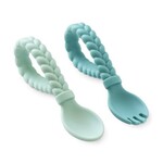 Itzy Ritzy Spoon + Fork Set | Mint