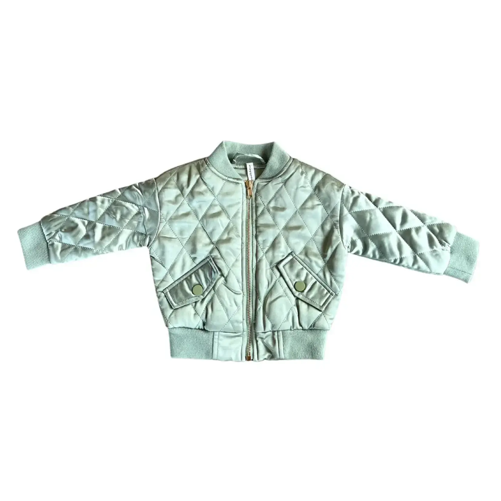 babysprouts clothing company Kid's Bomber Jacket | Sage